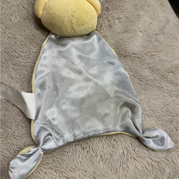 Swiggles Yellow Bear Plush Pacifier Holder Security Blanket - Picture 6 of 9